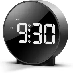Digital Black Clock-10