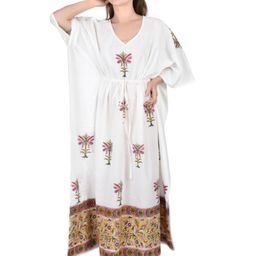 Fabric Venue Floral Print Kaftan Maxi Dress-image-4