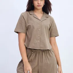 Nun Women Relaxed Fit Hot Pants Cotton Shorts-picture-40