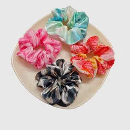 Dvabeautyshop Women Set of 4 Ponytail Holders-17