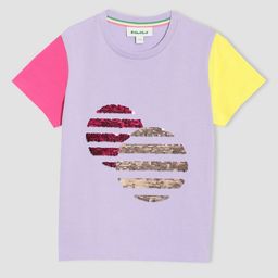PILOLO Girls Graphic Printed Round Neck Cotton T-shirt-image-51