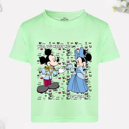 Disney By Miss and Chief Boys Printed Bio Finish Applique T-shirt-image-51