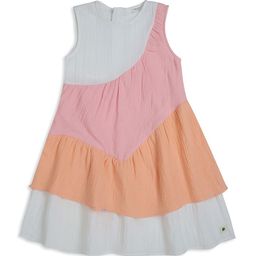 My Milestones Girls Pure Cotton Colourblocked Fit & Flare Dress-image-42