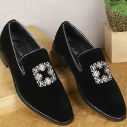 DAVINCHI Men Suede Chunky Embellishments Loafers-image-27