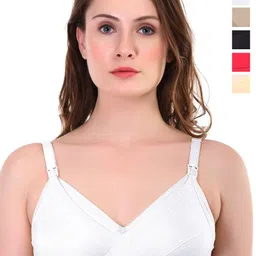 Liigne Solid Bra Pack of 5 Full Coverage-image-39