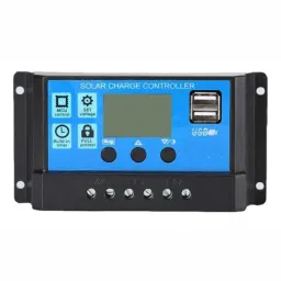 20A Digital PWM Solar Controller with LCD and USB Output Port-5
