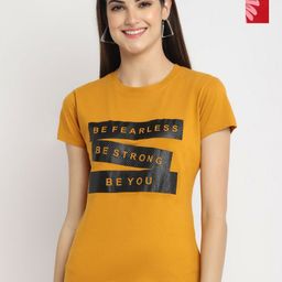 Dreambe Women Typography Printed T-shirt-picture-32