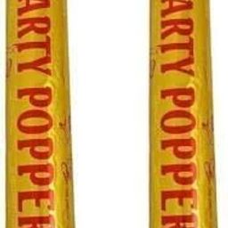 Printed Party Poppers for Birthday Celebrations, Pack of 2, Multicolour Confetti Balloon-14