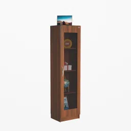 pickwood Giona Bookshelf Cabinet Book Rack Organizer with Shelves for Home Librar Engineered Wood Close Book Shelf image 5