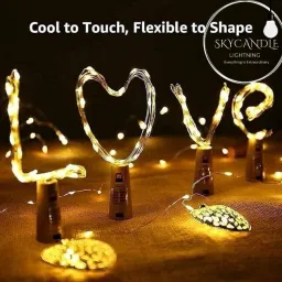 skycandle 20 LEDs 2 m White Steady String Rice Lights image 2