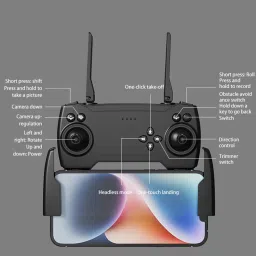 clubics Triple Camera Foldable P13 Drone Suitable for Beginners with GPS functionality Drone image 4