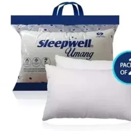 || Soft and Luxury || Microfibre Solid Sleeping Pillow Pack of 2-29