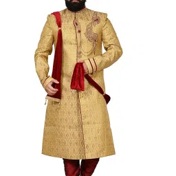 Diamond Style Tradition Premium with Modern Style Royal Classic Elegance for Every Occasion Embroidered Sherwani-image-80