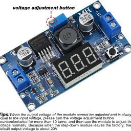 shockley LM2596S DC-DC Buck Converter Step-Down Power Supply LM2596 (1 Piece) LED Display Voltmeter image 3