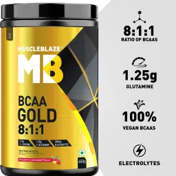 muscleblaze BCAA Gold 8:1:1 (Raspberry Lemonade) BCAA image 3