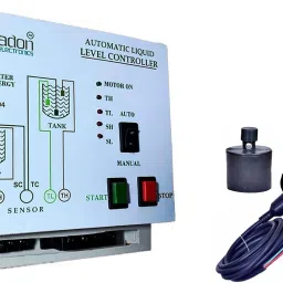 AdonElectronics Water Level Controller with Float & Alarm for Submersible START/STOP Button Type Wired Sensor Security System-4