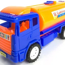 SMALL SIZE WATER TANKER FRICTION POWERED DUMPER TOY FOR KIDS. (Multicolor)-image-79