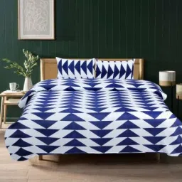 1 TC Polycotton Single Self Design Flat Bedsheet-image-115