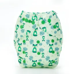bumberry Adjustable Reusable Cloth Pocket Diaper With 1 Three-Layer Microfiber Inserts For Babies (Fuzzy fox 3-36 Months) image 3