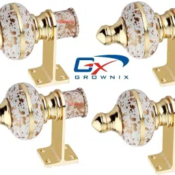 Multicolor Curtain Hooks, Curtain Knobs, Curtain Rods, Rod Rail Bracket Metal-image-59