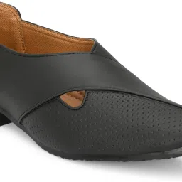 Ethnic Premium Leather Black Formal Peshawari sandals|Summer|Trendy Slip-On Outdoors For Men-image-52