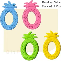 Pineapple Silicone Baby Teether – Pack of 1 (Color May Vary) Teether-image-38