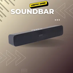 GUGGU Bluetooth Soundbar Speaker 12Hrs Playback, HD Stereo for Phone/PC/TV/Laptopi67 20 W Bluetooth Soundbar-image-71