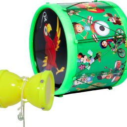 Musical Big Damru(9.5x12.9cm) with Big Drum (22.3x16.9cm)-15