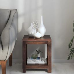 woodsworth from pepperfry Kryss Sheesham Wood End Table In Scratch Resistant Provincial Teak Finish-picture-30