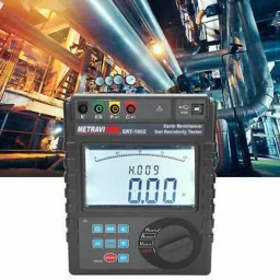 metravi Earth Resistance & Soil Resistivity Tester for precision 4-wire, 3-wire & simple Digital Voltage Tester image 4