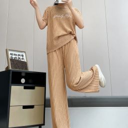 Tshirt Palazzos Western Set-image-103