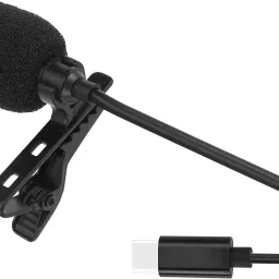 Collar mic Type C Clip Microphone for YouTube | Collar Mike for Voice Recording Microphone-14