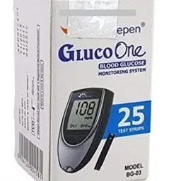 Wellstar BG-03 25 Test Strips With Round Glucometer Lancets (100) Glucometer Lancets image 2