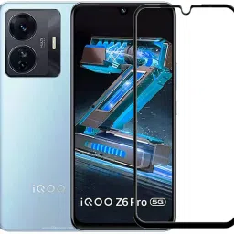 EITANSHA CREATION Edge To Edge Tempered Glass for iQOO Z6 Pro 5G, Vivo iQOO Z6 Pro 5G-image-11