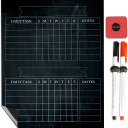 Magnetic Whiteboard Border Chore Chart for Refrigerator -Dry Erase Planner-picture-13