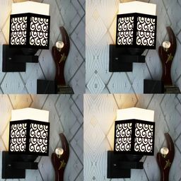 Gojeeva Brown Wood Square Wall Lamps-picture-41