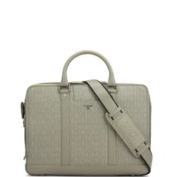 Da Milano Men Textured Leather Laptop Bag-40