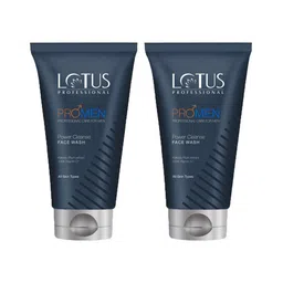 Lotus Professional Men Set of 2 ProMen Power Cleanse Face Wash - 100ml each image 1