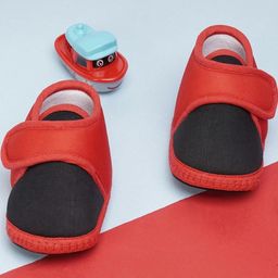 NESKA MODA Black Cotton Booties-image-33