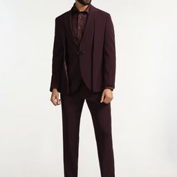 Blackberrys Slim Fit Single-Breasted 2 Piece Suits-image-62