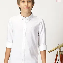 Nautica Boys Premium Opaque Casual Shirt-image-17