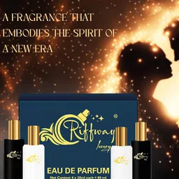 riffway Set Of 4 Aromatic- Cube- The King- Venus Long Lasting Eau De Parfum- 20 ml Each image 2