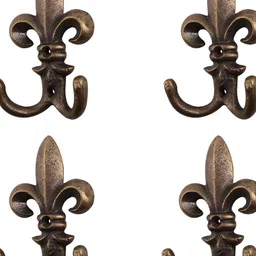 IndianShelf Bronze 4 Pieces Ceramic Wall Hooks-image-15