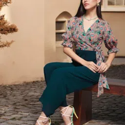 Miss Chase Printed Basic Jumpsuit-53