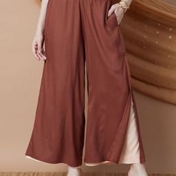 Melange by Lifestyle Women Pleated Trousers-image-50
