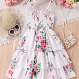 INCLUD Girls Floral Print Fit & Flare Dress-image-26