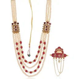 JIYANSHI FASHION Men Multi Jewellery Set-image-96