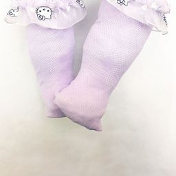 BAESD Kids Lace Ruffle Ankle Frill Cotton Socks-30