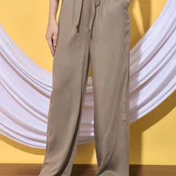 FFU Women Relaxed Straight Leg Trousers-image-80