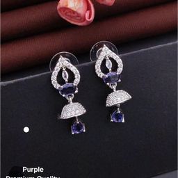 RUPALI FASHION Women Purple Earrings-image-91
